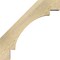 Ekena Millwork 4"W x 20"D x 20"H Merced Rough Sawn Knee Brace, Douglas Fir BRC04X20X20MRC00RDF - alternate 4